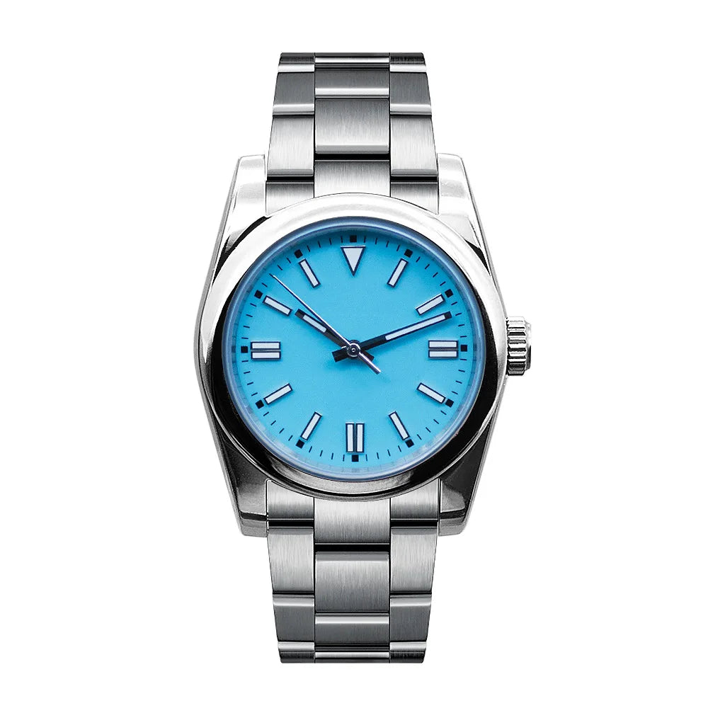 36mm/40mm Men clock Sterile Dial NH35 Automatic Mechanical relogio masculino Sapphire Glass Luminous waterproof wristwatch