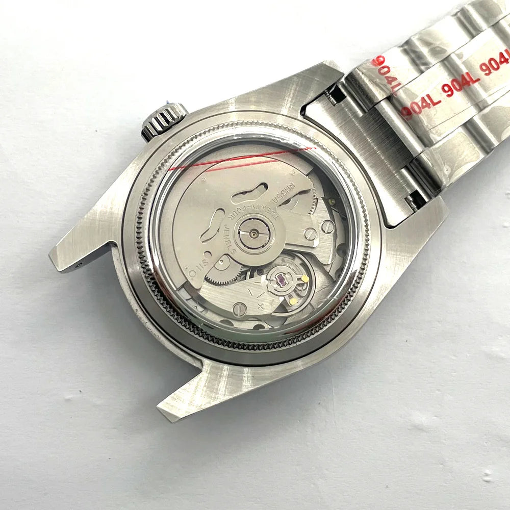 36mm/40mm Men clock Sterile Dial NH35 Automatic Mechanical relogio masculino Sapphire Glass Luminous waterproof wristwatch