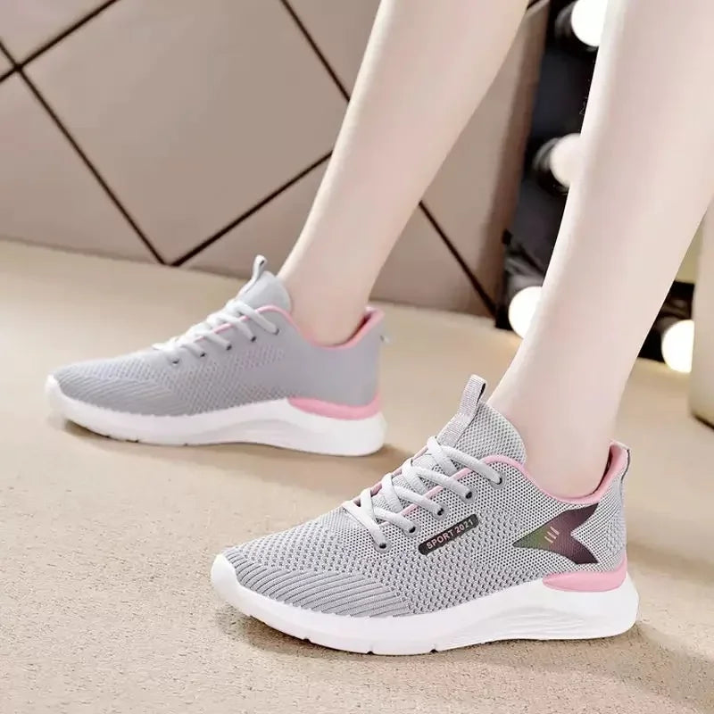 Hot Women's Sneakers 2025 New Spring Summer Fashion Lightweight Soft Sole Casual Running Shoes for Women