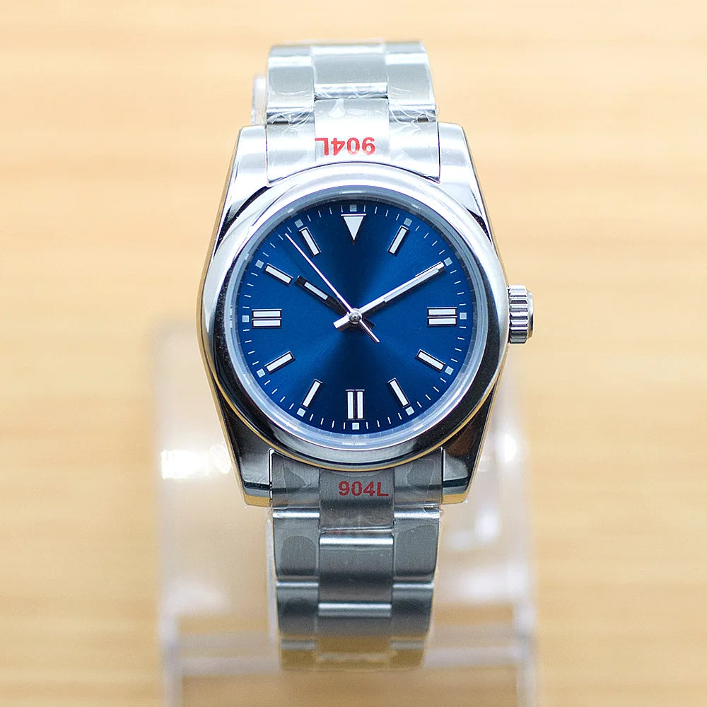 36mm/40mm Men clock Sterile Dial NH35 Automatic Mechanical relogio masculino Sapphire Glass Luminous waterproof wristwatch