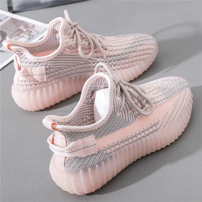 Women's Coconut Shoes 2025 Summer Styles Sneakers Breathable Mesh Shoes Women Fly Weaving Casual Shoes Soft Sole Casual Shoes