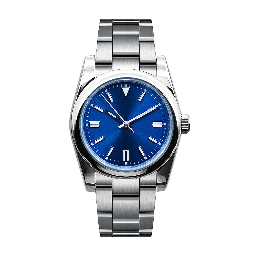 36mm/40mm Men clock Sterile Dial NH35 Automatic Mechanical relogio masculino Sapphire Glass Luminous waterproof wristwatch