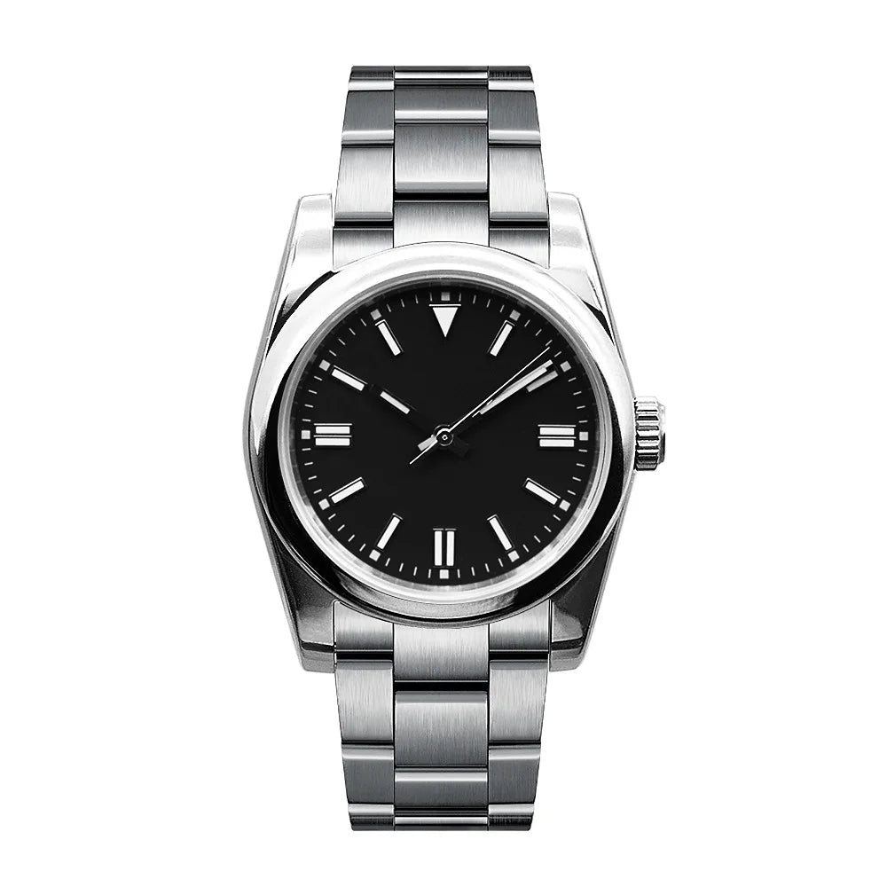 36mm/40mm Men clock Sterile Dial NH35 Automatic Mechanical relogio masculino Sapphire Glass Luminous waterproof wristwatch