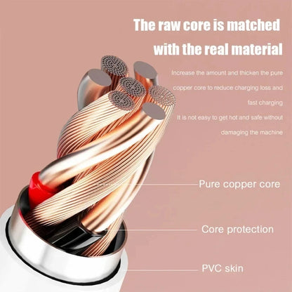 NNBILI 6A 1-2PCS 100W USB C Cable For Samsung Ultra Huawei P30 Pro Xiaomi Redmi Oneplus Fast Charging Charger Cable Accessories