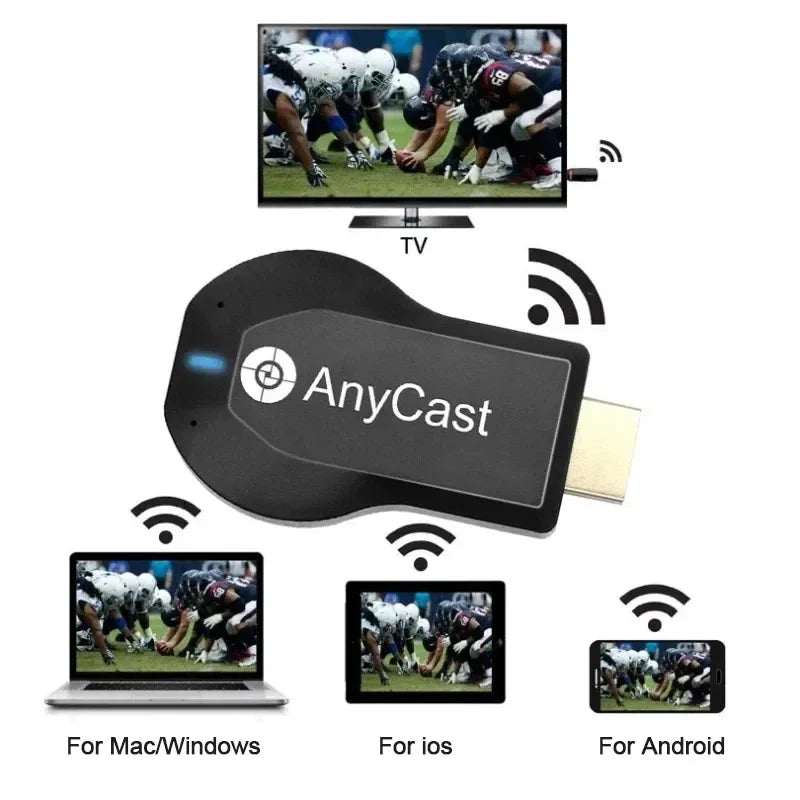 M9 Plus Wireless WiFi Display 4K 1080P HDMI-compatible TV Dongle Receiver for DLNA Airplay Miracast for AnyCast for IOS