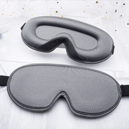 3D Sleep Mask for Men Women Soft Smooth Sleep Mask For Eyes,100% Blockout Light Eye Mask Travel Shade Cover Rest Relax Sleeping
