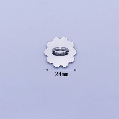 1/5PCS 2/2.4/2.5CM Cute Adhesive Metal Heart Sun Bow Phone Charm Holder Sticking Hooks Phone Case Finger Ring Buckle Accessory