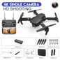Mini E99Pro Foldable RC Helicopter 5G WiFi FPV 4K Dual HD Camera Drone with Height Hold Wide Angle Professional