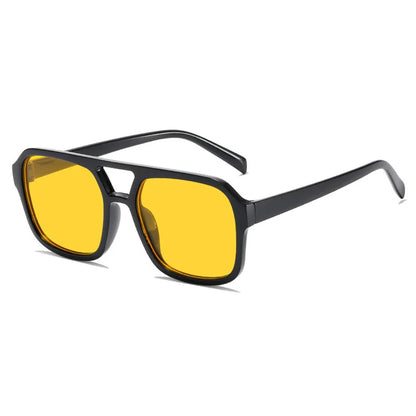 New Pc Frame Round Sunglasses Women Men Vintage Brand Square Sun Glasses for Male Shades Female Eyewear Anti-Glare Sunglasses