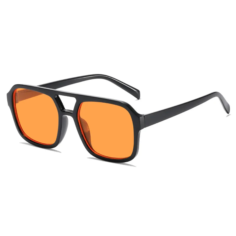 New Pc Frame Round Sunglasses Women Men Vintage Brand Square Sun Glasses for Male Shades Female Eyewear Anti-Glare Sunglasses