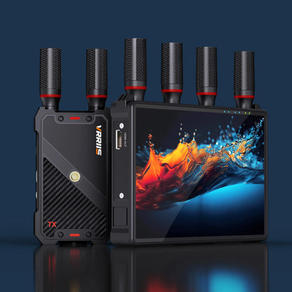 Wireless Hdmi Video Transmission System Transmitter Receiver With LCD Screen Support IR for Streaming Laptop Projector to TV