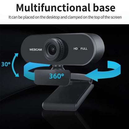 USB HD Web Camera 1080P and 2K Autofocus with Microphone Plug and Play for PC Laptop Desktop