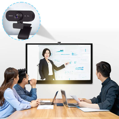 USB HD Web Camera 1080P and 2K Autofocus with Microphone Plug and Play for PC Laptop Desktop
