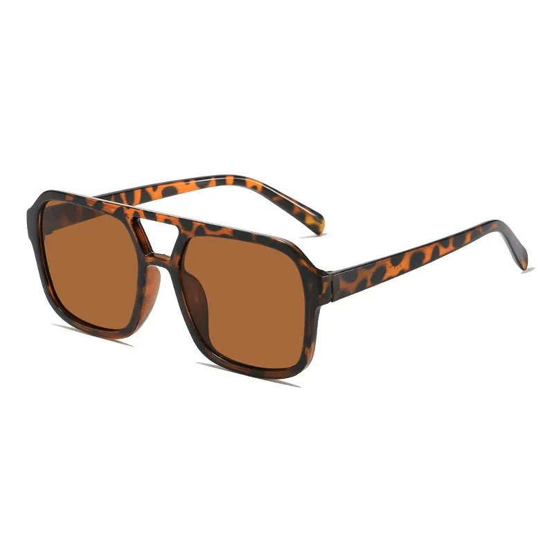 New Pc Frame Round Sunglasses Women Men Vintage Brand Square Sun Glasses for Male Shades Female Eyewear Anti-Glare Sunglasses