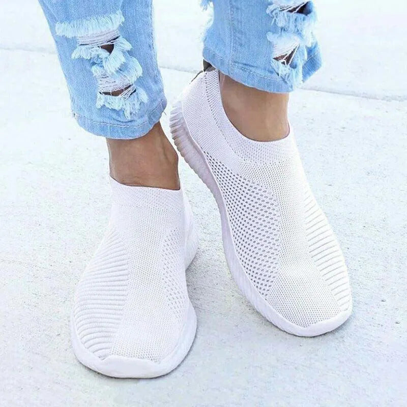 Fashion Sneaker Woman Platform Woman Shoes Walking Sneakers For Women Slip On Sock Shoes Soft Women's Sneakers Zapatos De Mujer
