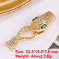 Juya 18K Gold Silver Plated Decorative Connector Fastener Hooks Lock Clasps For DIY Women Crystals Gems Pearls Jewelry Making