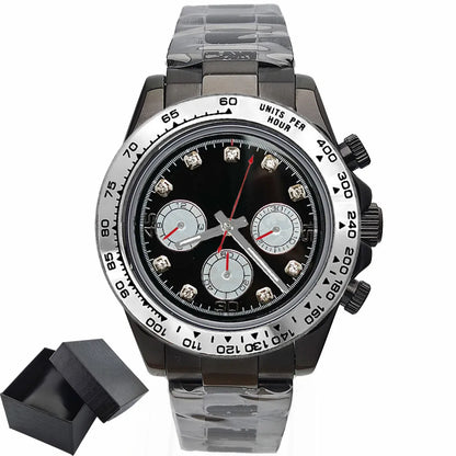 Luxury Sports VK63 Quartz Watch Sapphire Glass 316L stainless steel waterproof for men's custom watches with VK63 watch movement