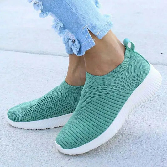 Fashion Sneaker Woman Platform Woman Shoes Walking Sneakers For Women Slip On Sock Shoes Soft Women's Sneakers Zapatos De Mujer
