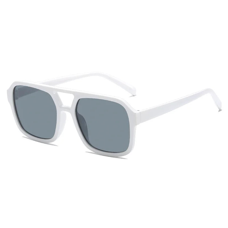 New Pc Frame Round Sunglasses Women Men Vintage Brand Square Sun Glasses for Male Shades Female Eyewear Anti-Glare Sunglasses
