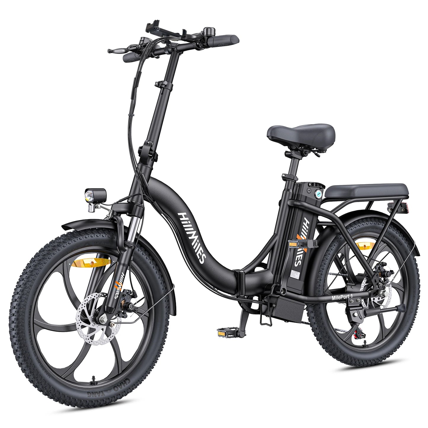 MilePort 1 Folding E-Bike, 750W Motor, 36V 13AH Battery, 32KM/h Speed, 60-80KM Range, Ideal for Mountain & Urban Commuting