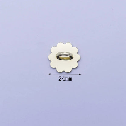 1/5PCS 2/2.4/2.5CM Cute Adhesive Metal Heart Sun Bow Phone Charm Holder Sticking Hooks Phone Case Finger Ring Buckle Accessory