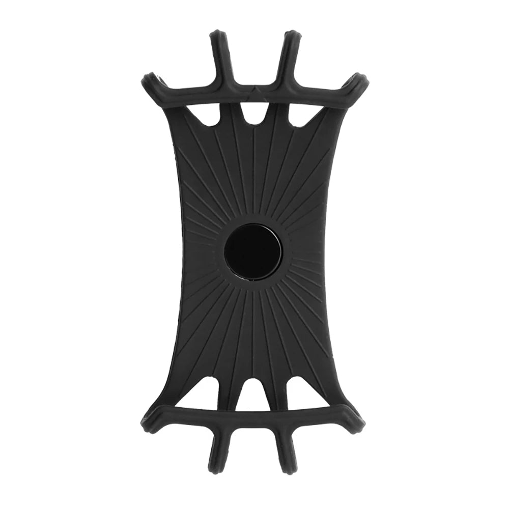 Universal Bicycle Mobile Phone Holder 360 Rotating Silicone Bike GPS Clip Mount Baby Stroller Stand Motorcycle Handlebar Bracket