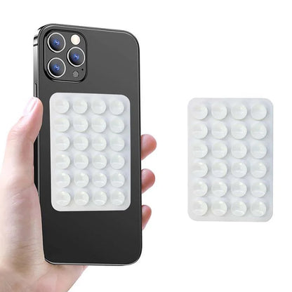 Candy Color Silicone Suction Phone Case Mount Non Slip Suction Cup Phone Stand Silicone Phone Holder For Selfies and Videos