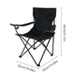 Outdoor Foldable Chair Camping Chair with Bottle Holder Picnic Oxford Cloth Chairs Portable Beach Fishing Chairs Outdoor Chair