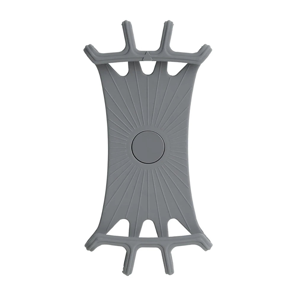 Universal Bicycle Mobile Phone Holder 360 Rotating Silicone Bike GPS Clip Mount Baby Stroller Stand Motorcycle Handlebar Bracket