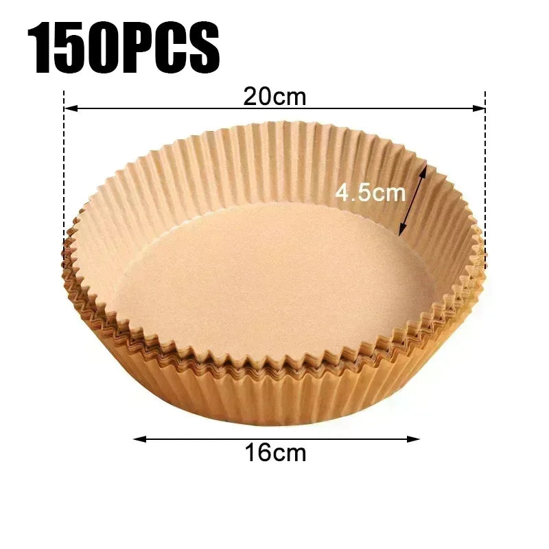 50/100pcs Square Airfryer Papers Non-Stick  Disposable Paper Large Air Fryer Disposable Food Householdr Kitchen Oil Absorbing