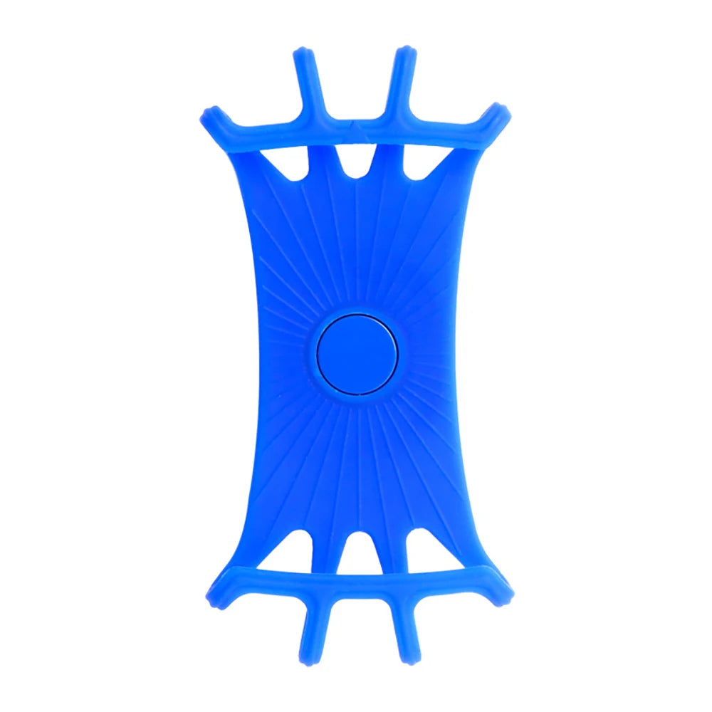 Universal Bicycle Mobile Phone Holder 360 Rotating Silicone Bike GPS Clip Mount Baby Stroller Stand Motorcycle Handlebar Bracket