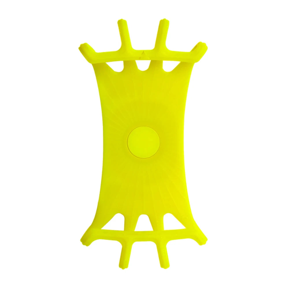Universal Bicycle Mobile Phone Holder 360 Rotating Silicone Bike GPS Clip Mount Baby Stroller Stand Motorcycle Handlebar Bracket