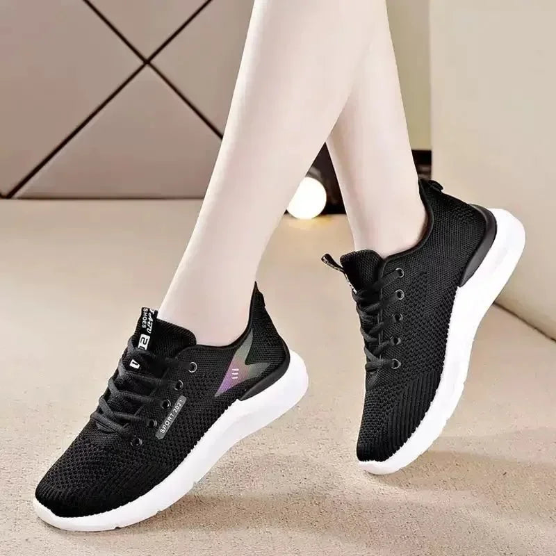 Hot Women's Sneakers 2025 New Spring Summer Fashion Lightweight Soft Sole Casual Running Shoes for Women